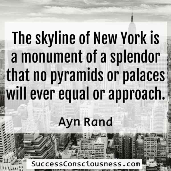 The skyline of New York