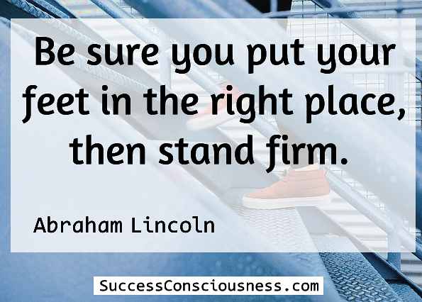 Stand Firm Quote