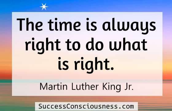 Time Is Always Right